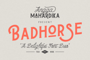 Badhorse: A Delightful Font Duo for Modern Design