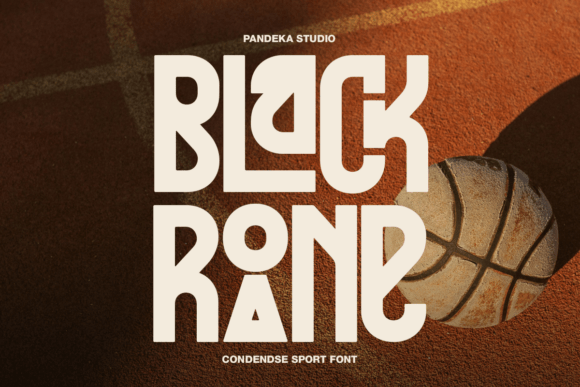 Black Roane: A Bold Condensed Font for Sports & Branding