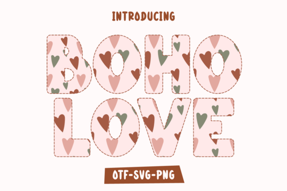 Boho Love: A Quirky Decorative Font for Creative Projects