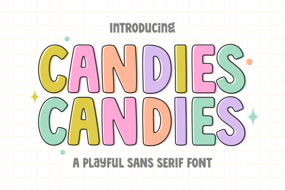 Candies: A Playful Sans Serif for Vibrant Designs