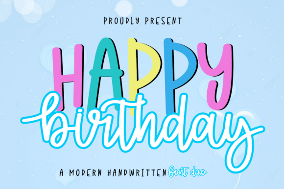 Celebrate in Style with This Modern Handwritten Font Duo