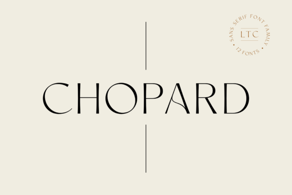 Chopard: Elevate Your Designs with This Modern Sans Serif