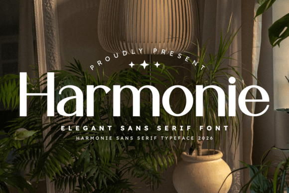 Discover Harmonie: A Modern Typeface for Elegant Design