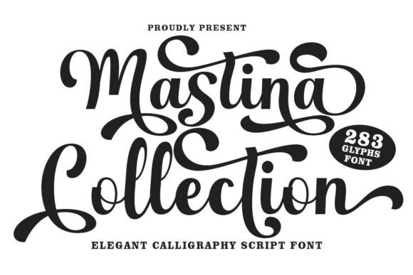 Mastina Collection: Elegant Calligraphy for Timeless Design