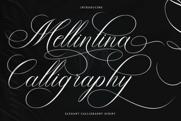 Melintina Calligraphy: A Modern Script Font for Elegant Design