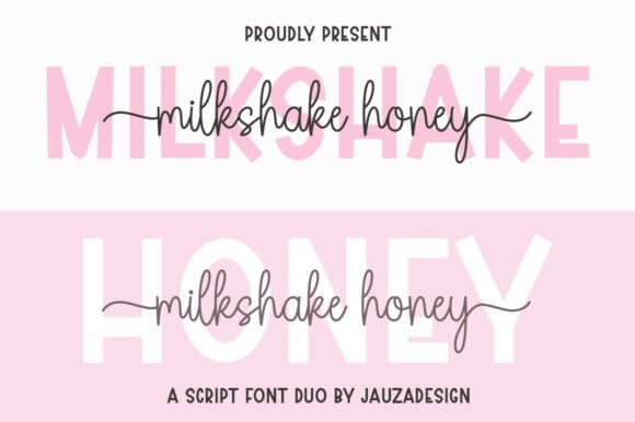 Milkshake Honey: A Font Duo for Elegant Design