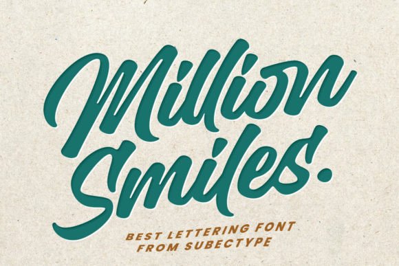 Million Smiles: A Font That Blends Fun with Class