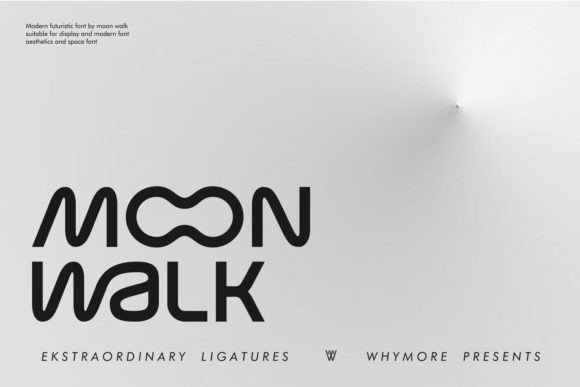 Moon Walk: Elegance and Minimalism in Modern Typography