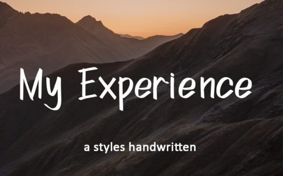 My Experience: A Font That Feels Like Your Favorite Handwritten Note