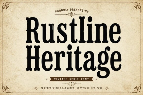 Rustline Heritage: Vintage Charm for Modern Designs