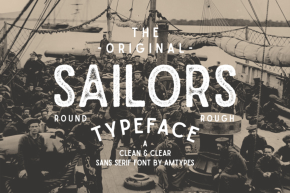 Sailors: A Versatile Sans Serif for Vintage and Modern Design
