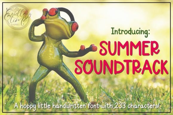 Summer Soundtrack: A Fun Handwritten Font for Creative Projects