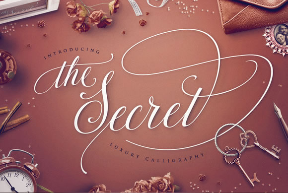 The Secret Font: A Stunning Calligraphy Typeface for Designers